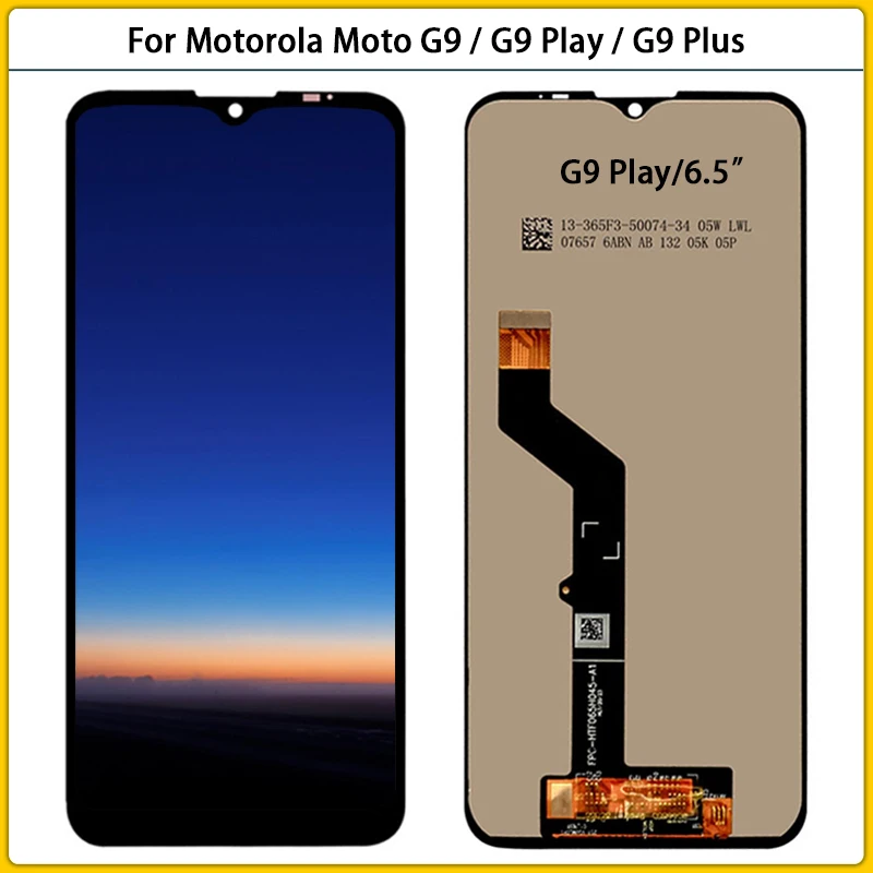 

New Original LCD For Motorola Moto G9 Play LCD Display Touch Screen Panel Digitizer Assembly Replacement For Moto G9 Plus LCD