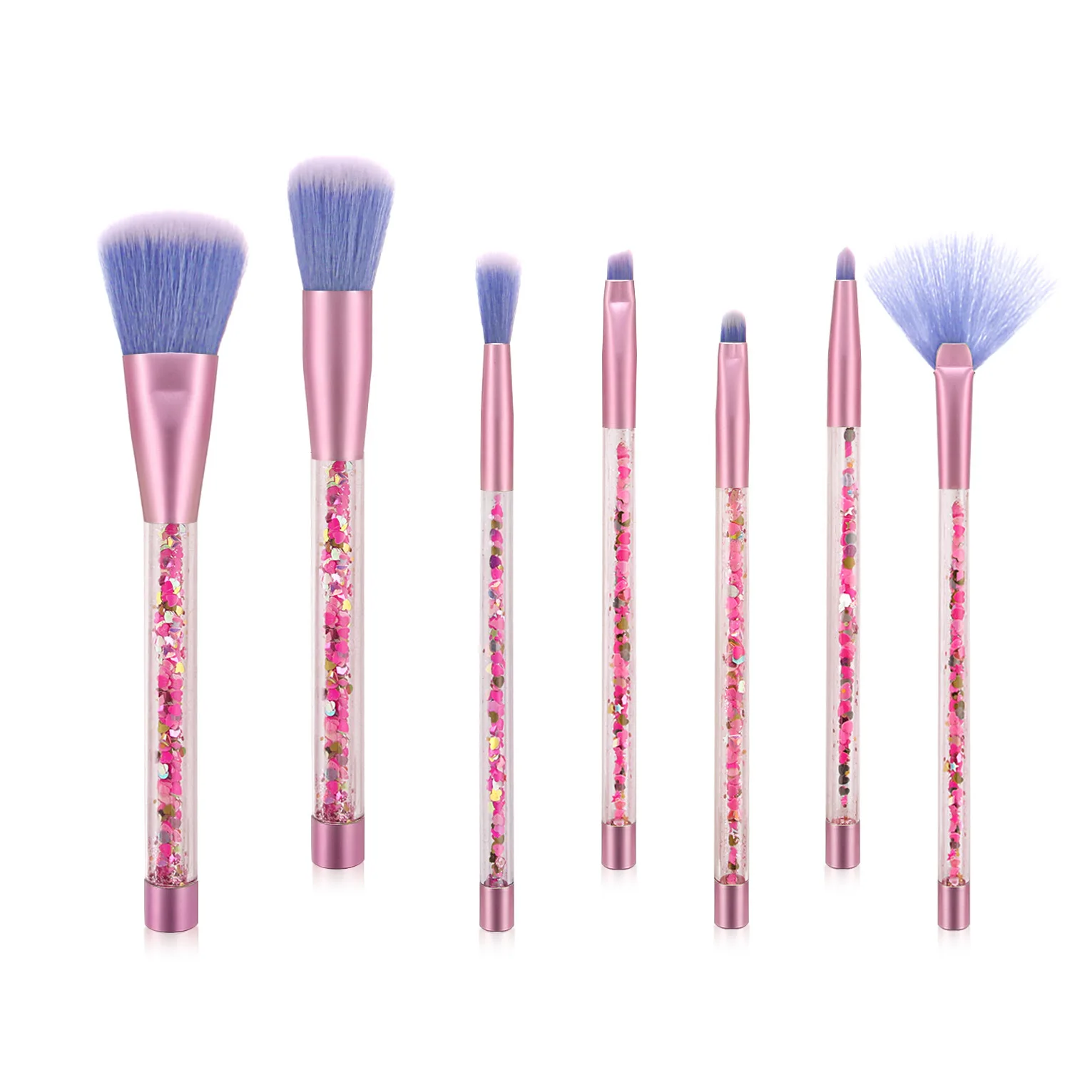 

7Pcs Diamond Makeup Brushes Set Blush Blending Eye shadow Lip Powder Foundation Cosmetic Beauty Make Up Brush Pincel Maquiagem