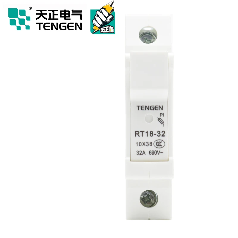 TENGEN Tianzheng Electric RT18-32X-1P fuse wire base with lamp rail type 10X38 RT28-32 | Обустройство дома