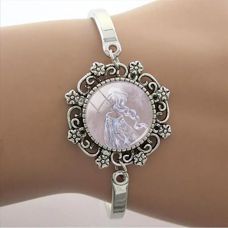 Винтажный Браслет-талисман в стиле Диснея с надписью Холодное сердце | Украшения