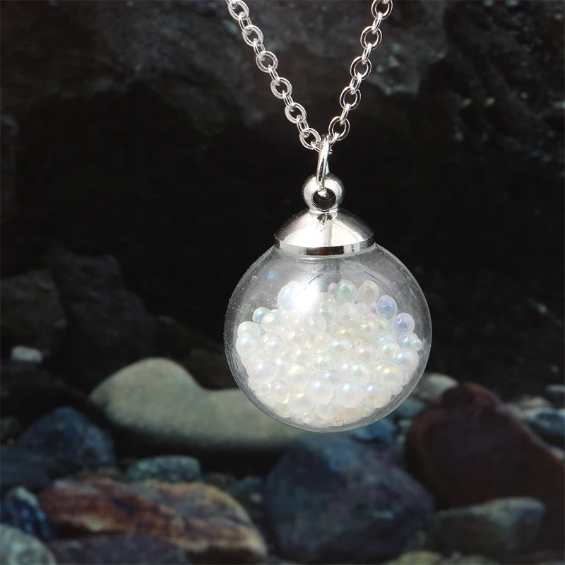 Doreen коробка модная Смола прозрачные красочные пузыри стеклянный шар кулон для