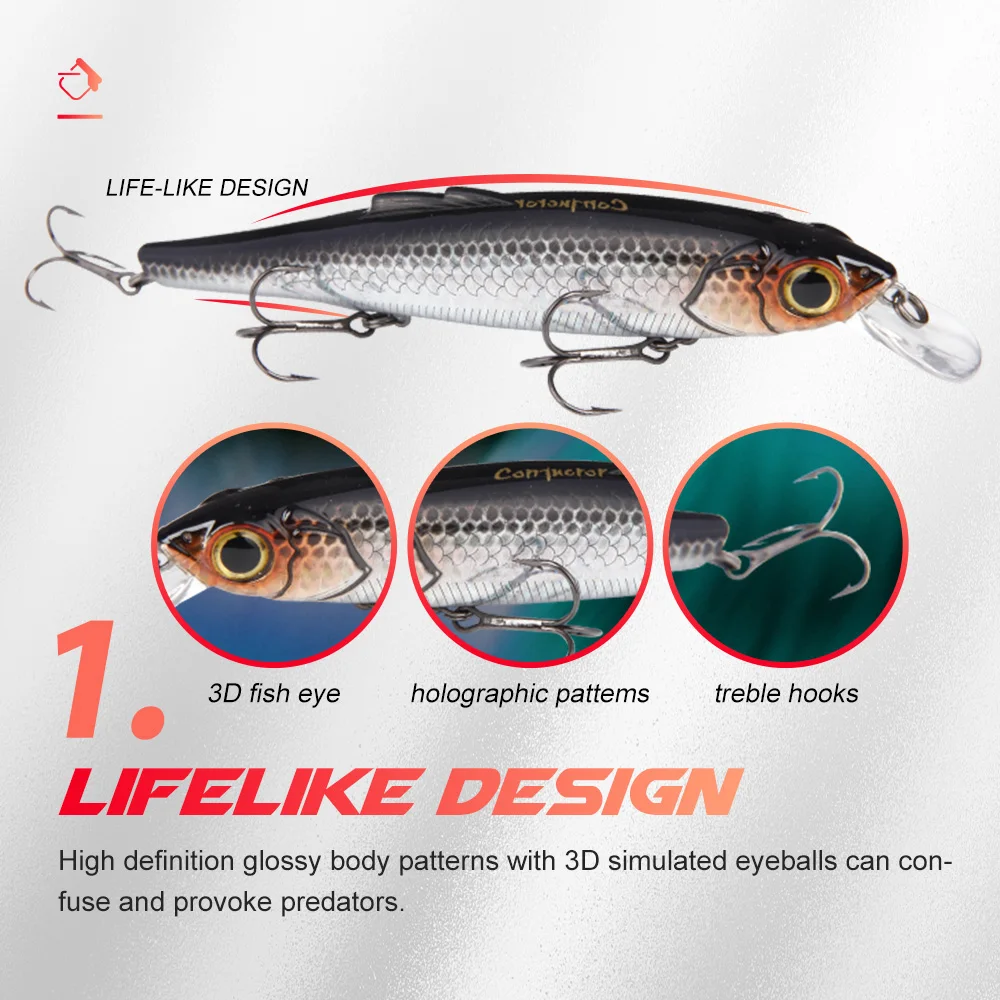 Evercatch basskiller 145 мм/31 г большая приманка для глубоководного забрасывания тонущий