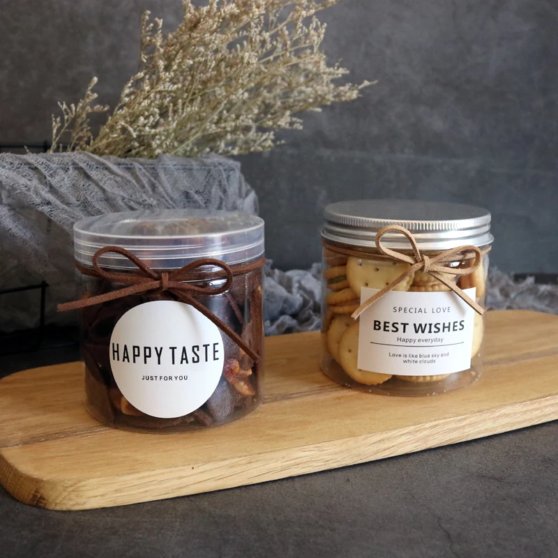 12 шт. Высококачественная пластиковая упаковка из ПЭТ печенье коробка для конфет