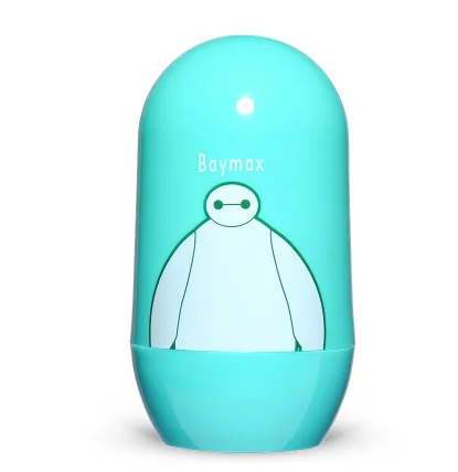 baymax 4 шт. Детские комплекты для здравоохранения детский набор для ухода за ногтями Детские пальчиковые ножницы кусачки для ногтей Мультяшные животные Коробка для хранения для путешествий - Цвет: baymax