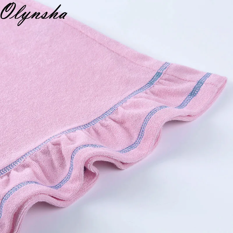 

Pink Crop Top T Shirt Mini Skirts Womens Two Piece Set Sexy V Neck Zipper Short Tshirt Ruffles Skirt 2 Piece Sets Womens Outfit