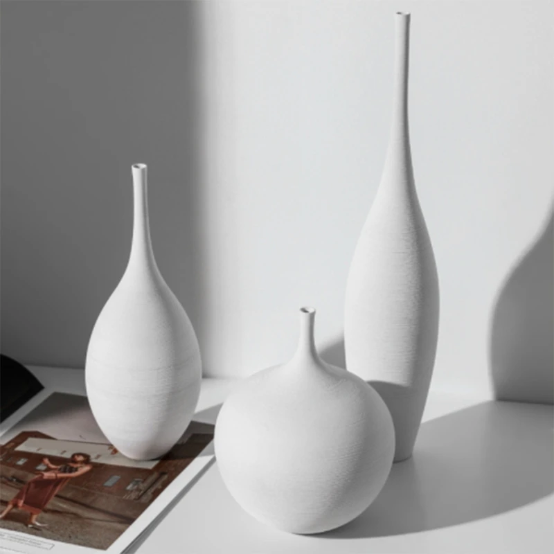 

Jingdezhen Zen Vase Modern Minimalist Handmade Ceramic Ornaments ,Living Room Model Home Decoration