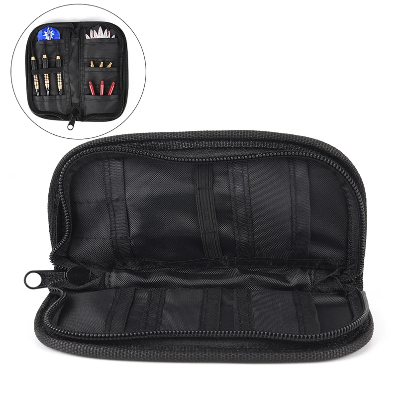 

Carry Case Wallet Pockets Holder Storing Bag Black Durable Darts Accessories