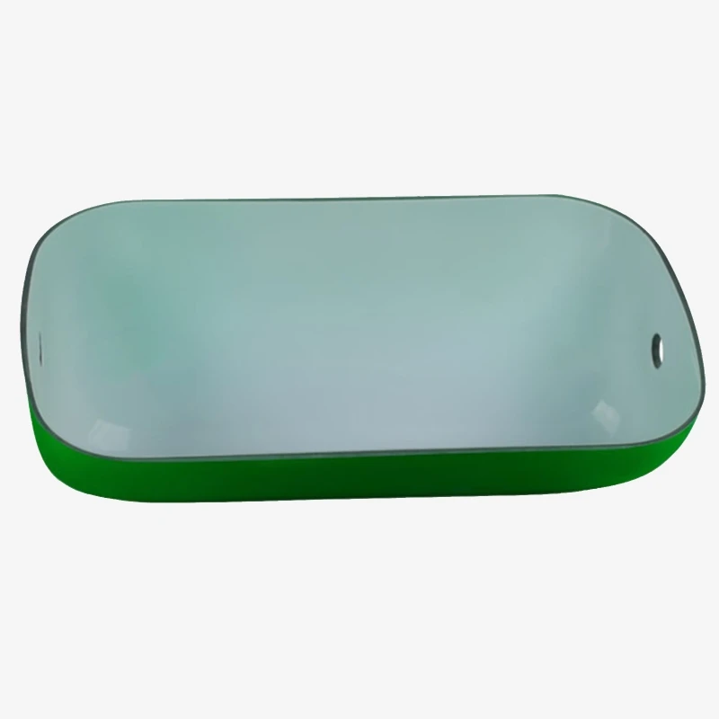 Яркий абажур для лампы из зеленого стекла |