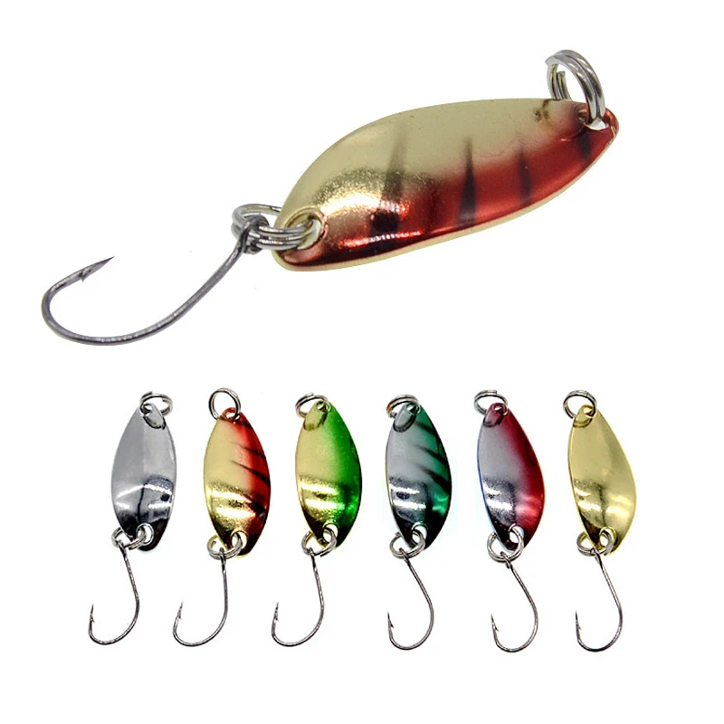 X Fin 3 1 см г приманка для форели ложка хвост спиннинг ложки пресной воды Microbless