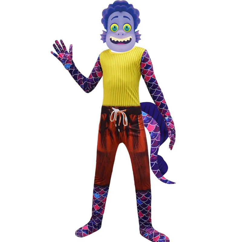 Детские костюмы на Хэллоуин для мальчиков и девочек летний костюм косплея в