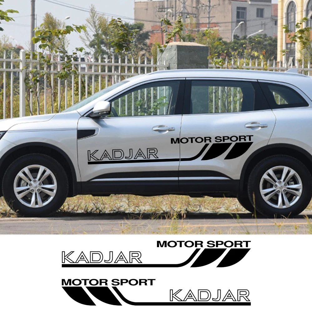 

2 шт., декоративные автомобильные наклейки для Renault Kadjar