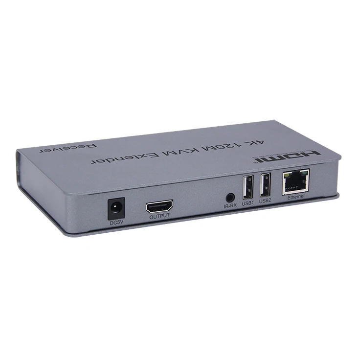 Удлинитель HDMI 4K 120M KVM от RJ45 Ethernet Cat5e Cat6 кабельный конвертер TX RX с поддержкой USB-мыши