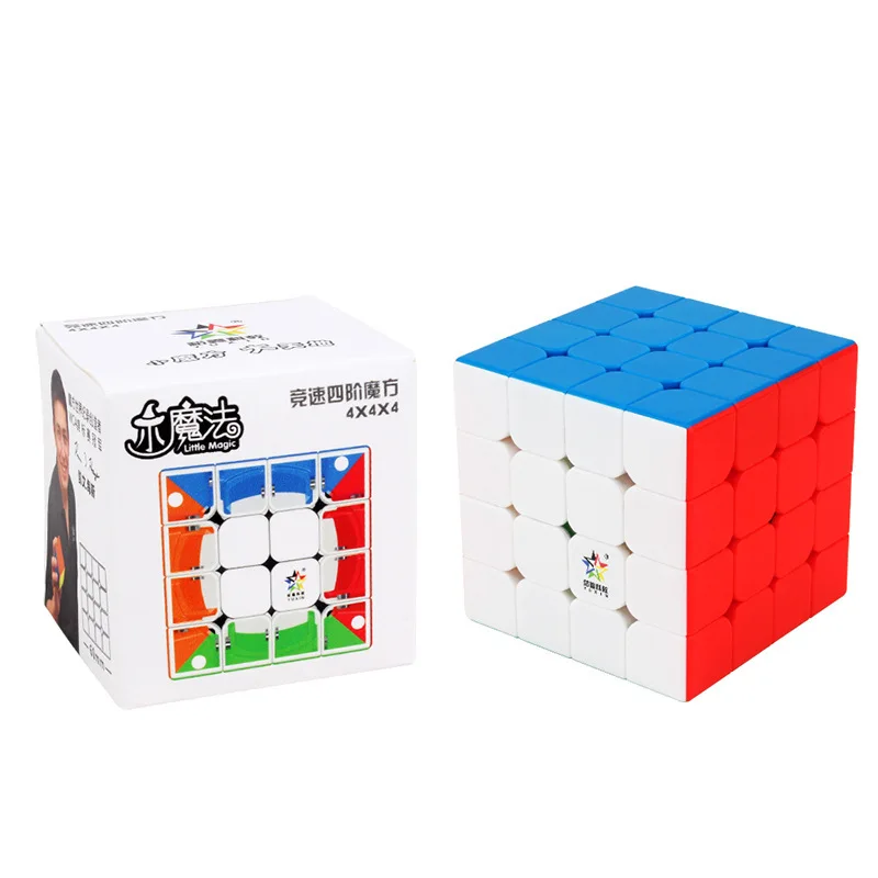 

[Picube]Yuxin Little Magic 4x4 Magnetic Cube Stickerless Zhisheng Cube Puzzle Magnet 4x4x4 M Children Kids Cubo Magico Gift