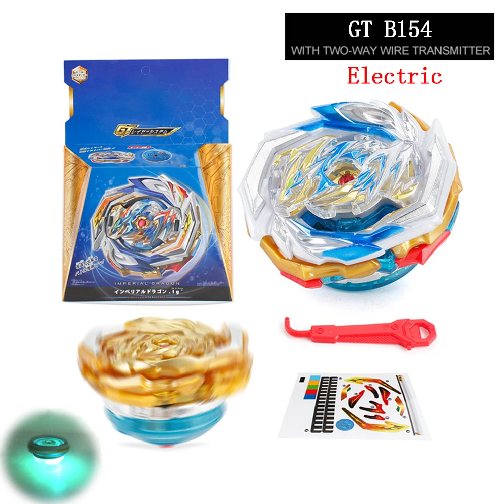 

Beybleyd Burst GT Series Metal Fusion Electric Gyroscope Toys B154 with Two-way Launcher and LED Light Toys for Children