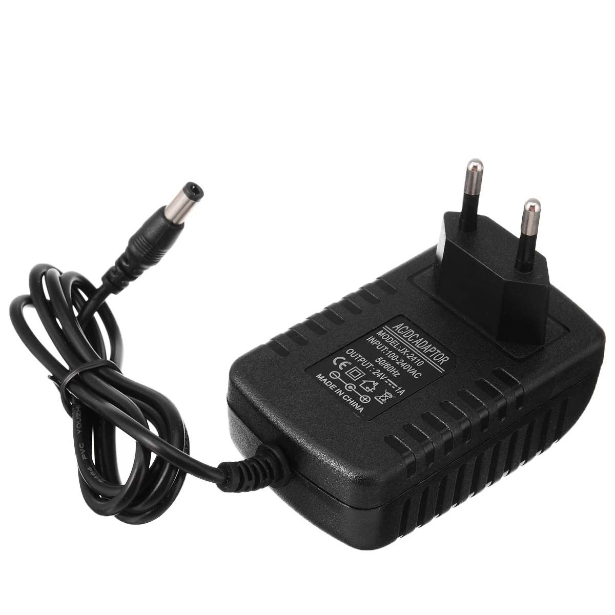 Адаптер для розеток европейского стандарта AC 100-240V DC/DC 24V 1A Питание адаптера