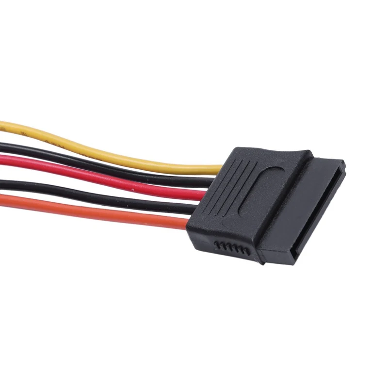 Sata Hard Drive Power Cord 15Pin One Minute Two Three Transfer Cable Male To Female | Электроника