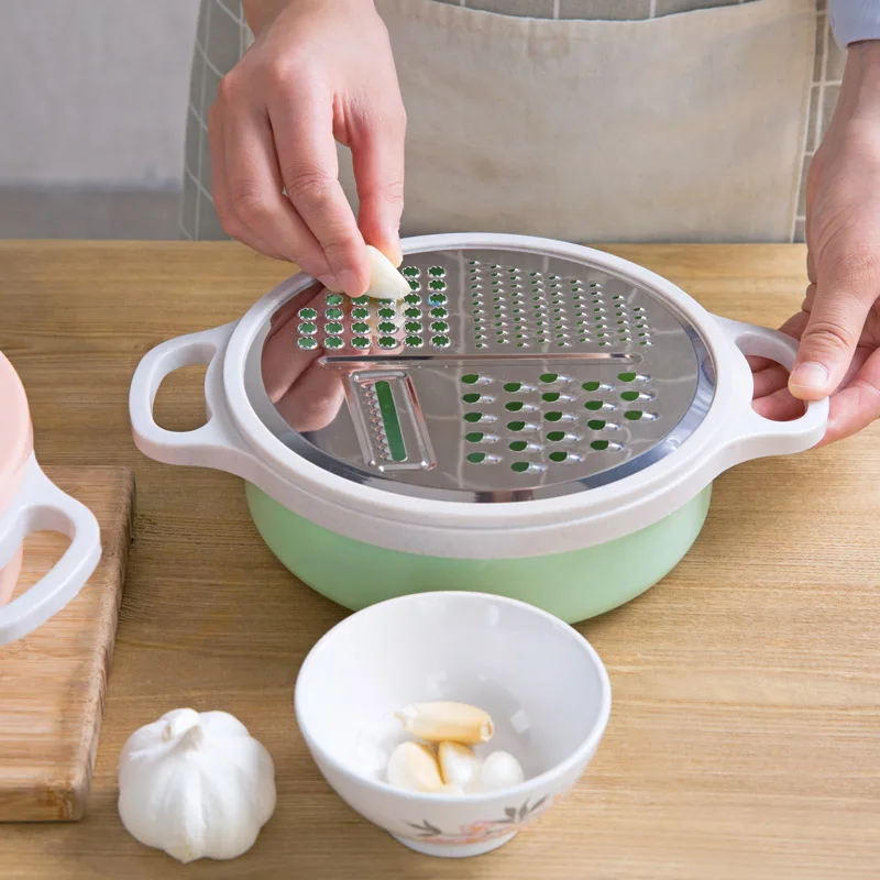 Многофункциональный измельчитель овощей с контейнером для хранения слайсер