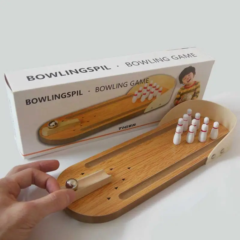 

New Mini Desktop Bowling Game Toy Fun Indoor Parent-Child Interactive Table Top Toys For Family Developmental Toy Dropshipping