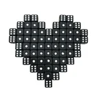 100 шт.лот 10 мм акриловые черные кости, белый горошек, гексаэдрон, набор ролевых костей, для клувечерние, игры, головоломки, кости, настольные игры, развлечения