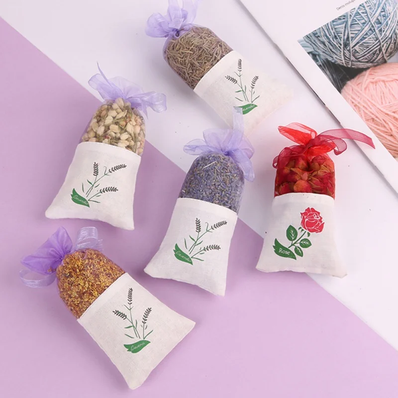Сухие цветы розы жасмин лаванда бутон цветочное саше ароматерапия гардероб