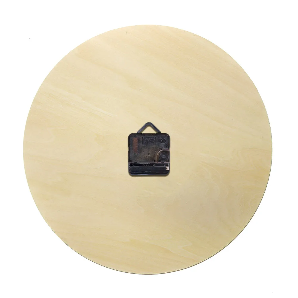 Simple Modern Silent Non-Ticking Wooden Wall Clock with Wood Pointer for Living Room Kitchen Home Office Housewarming Decor Gift | Дом и сад