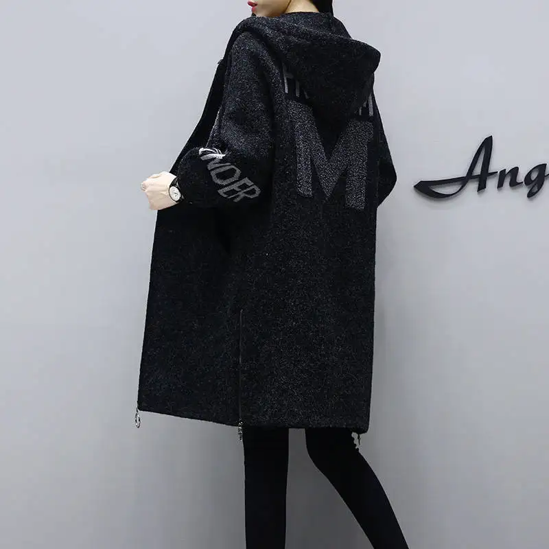 Новинка 2019 свободное зимнее пальто большого размера очень длинное плотное