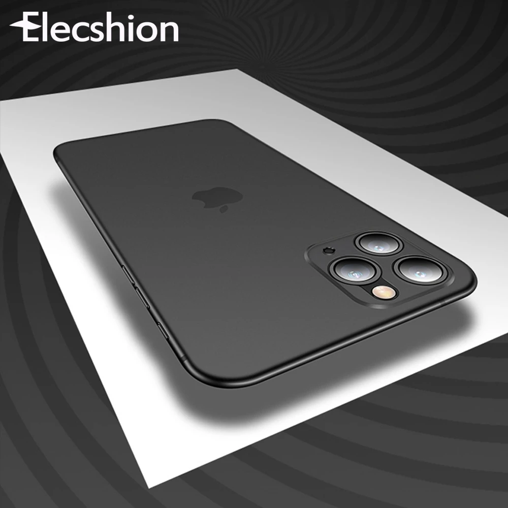 Матовый чехол для iphone 11 Pro Max ультратонкие Чехлы iPhone X XS XR из ТПУ 8 7 6 6s Plus