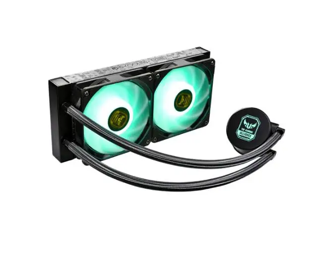 ID-охлаждение AURAFLOW 240 RGB световые эффекты Встроенный кулер ЦП с водяным