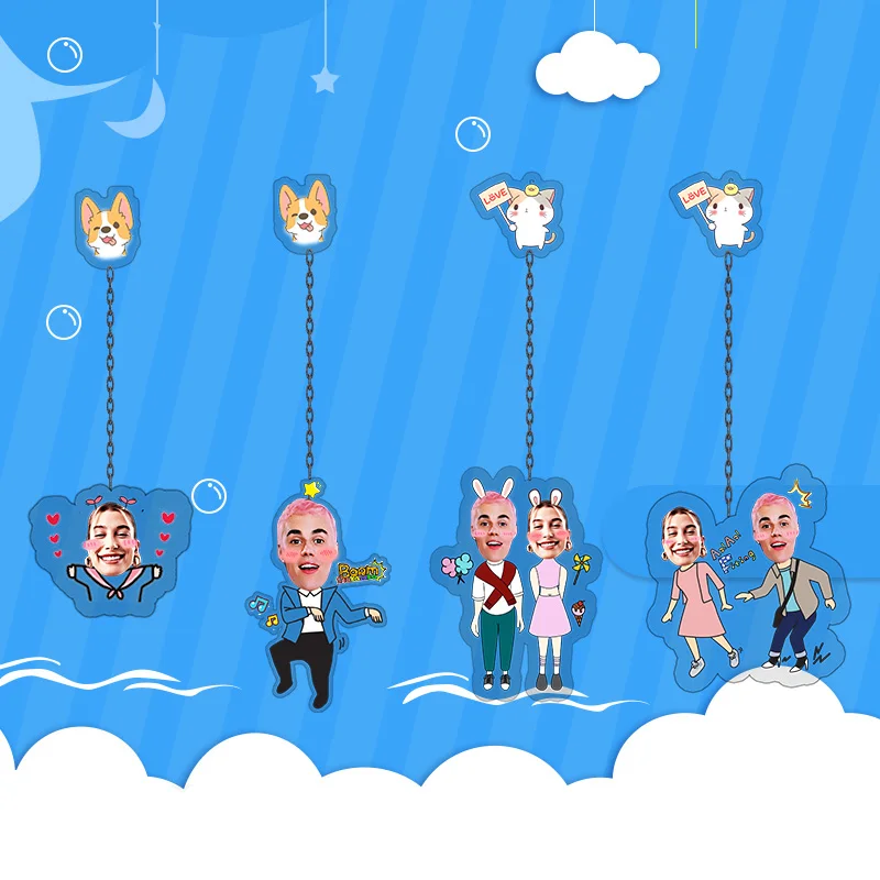 

Custom Acrylic Bookmarks For Books Decoration Cartoon Cat Dog Creative Student Reading Record Stationary Set Friends Gifts