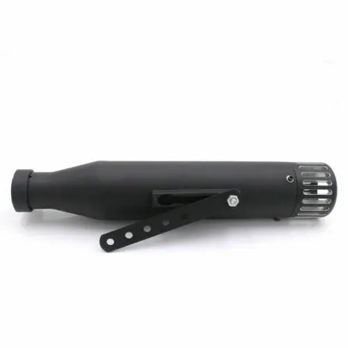 

Black Exhaust System Motorcycles Silencer Muffler Pipe Bobbers Choppers