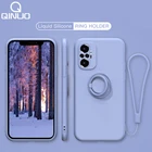 Магнитный чехол-подставка с кольцом-держателем для Xiaomi Redmi Note 10 9 Pro 9S K40 Mi 11 10T Lite POCO X3 NFC, ударопрочный чехол из жидкого силикона