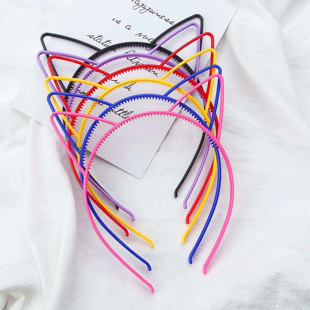 Модный обруч для волос с кошачьими ушками детей вечерние обручи на день рождения