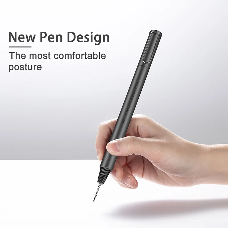 Дрель Wowstick миниатюрная беспроводная с литиевым аккумулятором и алюминиевыми