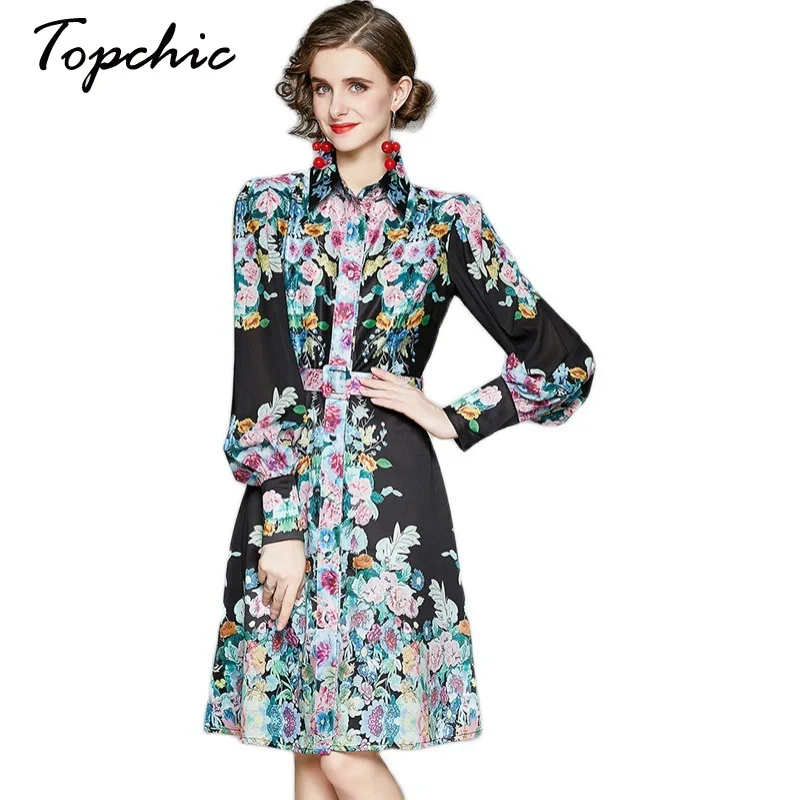 

Vintage White/Black Shirt Dresses For Women 2021 Spring Autumn Runway Elegant Turn-down Collar Long Sleeve Mini Dress vestido