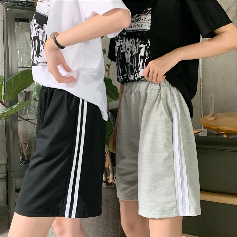 summer women's clothing shorts ulzzang Loose straight Casual Harajuku shorts Student sports Simplicity mujer wild biker shorts