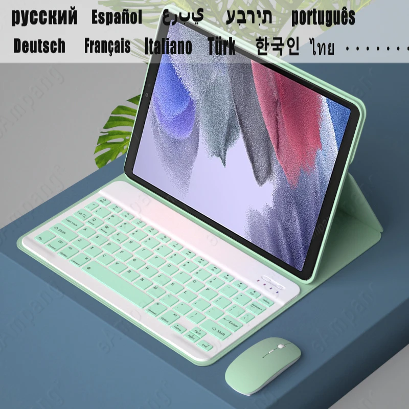 

Case Keyboard for Samsung Galaxy Tab A7 Lite 8.7 Cover Case SM-T220 SM-T225 Detachable Wireless Keyboard Tablet Shell Funda Capa