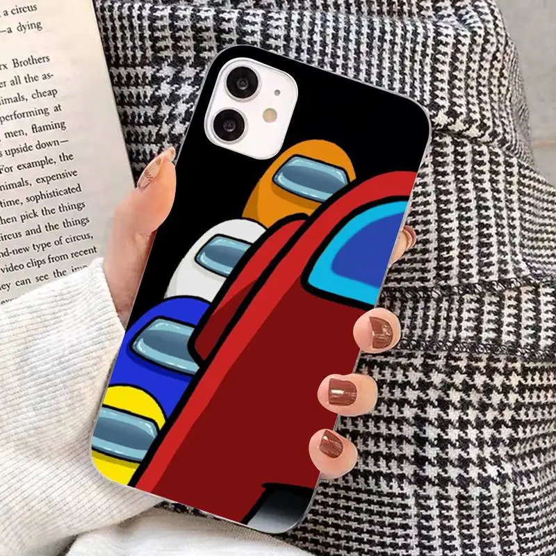 

Amonguss Game Phone Case for iPhone 8 7 6S Plus X 5S SE 2020 XR 11 12 mini pro XS MAX