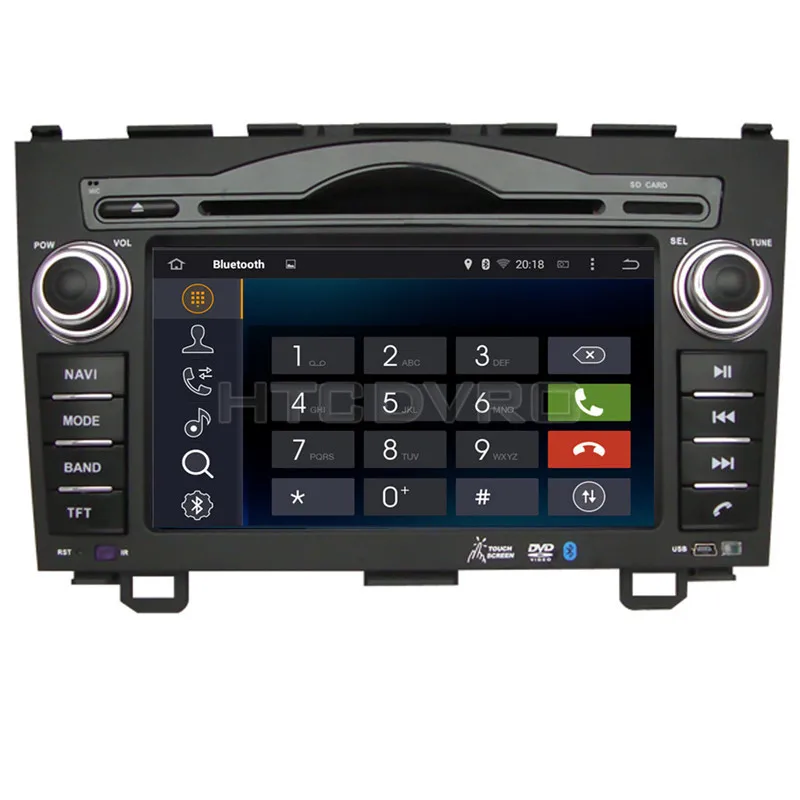 YMODVHT 7 дюймов 4G Восьмиядерный Android 9 0 1 Автомобильный DVD плеер для Honda CRV 2006 2007 2008 2009
