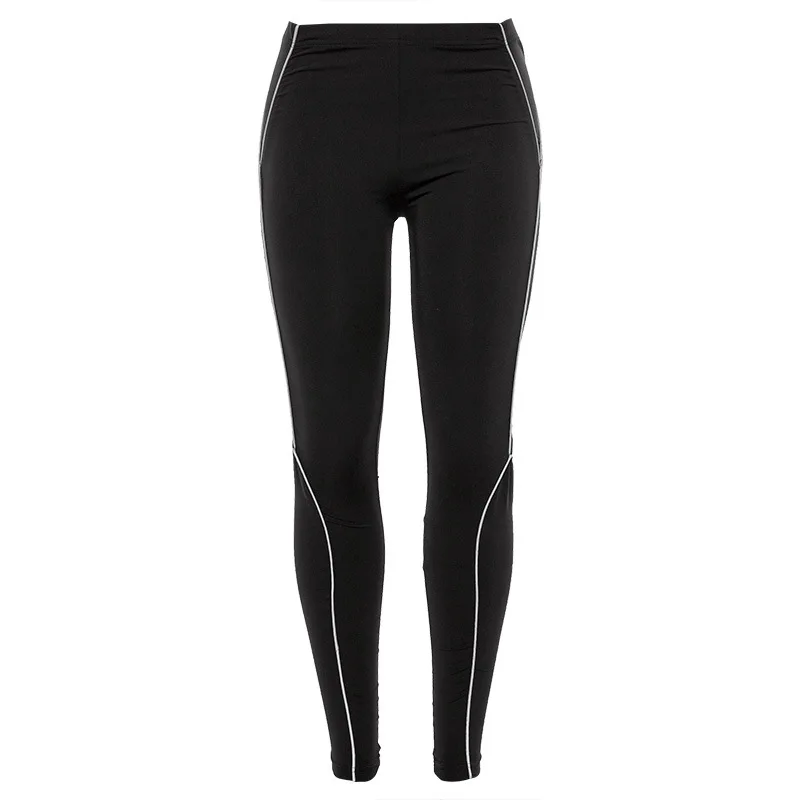 

Autumn/Winter New Women's Stitch Reflective Yoga Fitness Pants Pantalon Deportivo Mujer Womens Jogging Pants