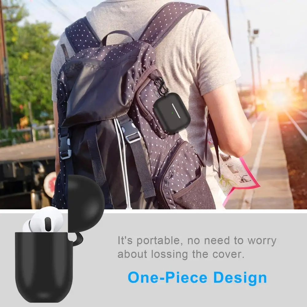TOPK для Apple Airpods Pro Чехол Силиконовый защитный Bluetooth наушники Мягкий силиконовый чехол сумка для Air Pods Pro Earpods чехол
