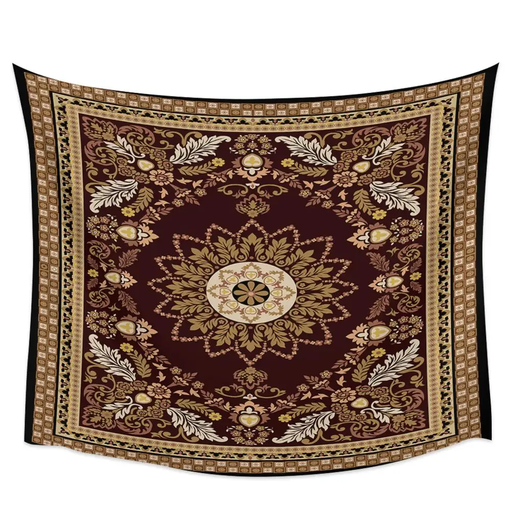 Винтажный античный ковер настенный гобелен пляжное полотенце плед одеяло коврик