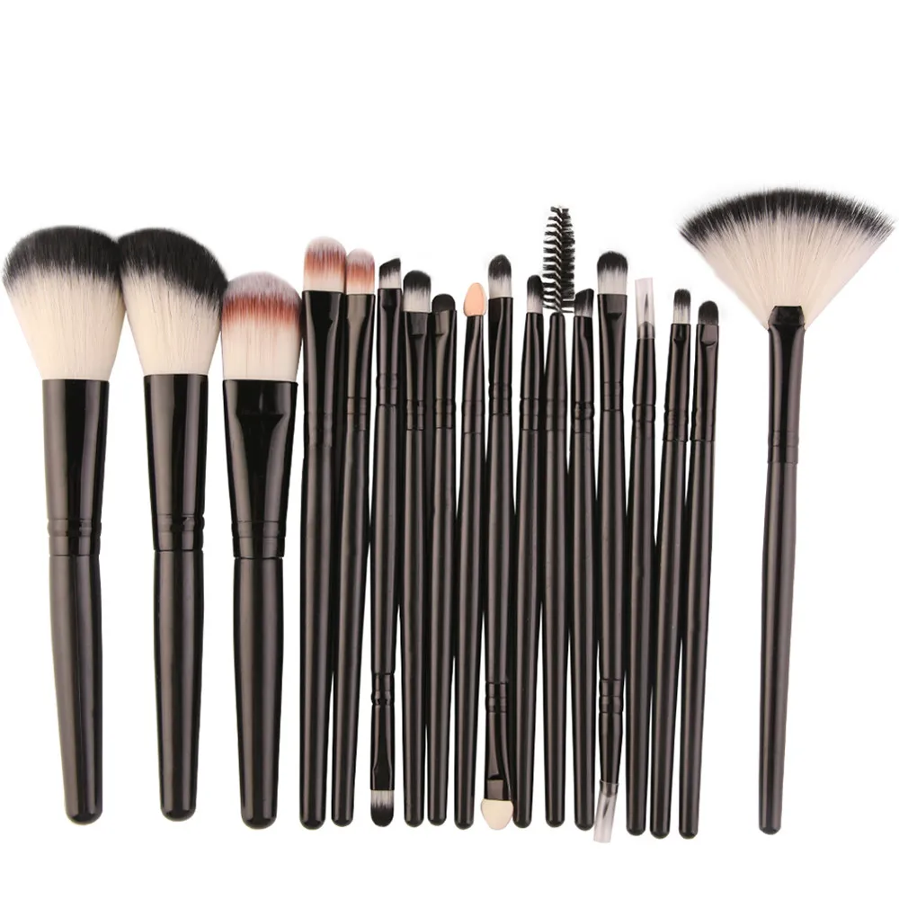 

18pcs Professional Contouring Makeup Brushes Set Wooden Handle Cosmetic Foundation Powder Eyeshadow Eyeliner Lip Brush Tool#0930
