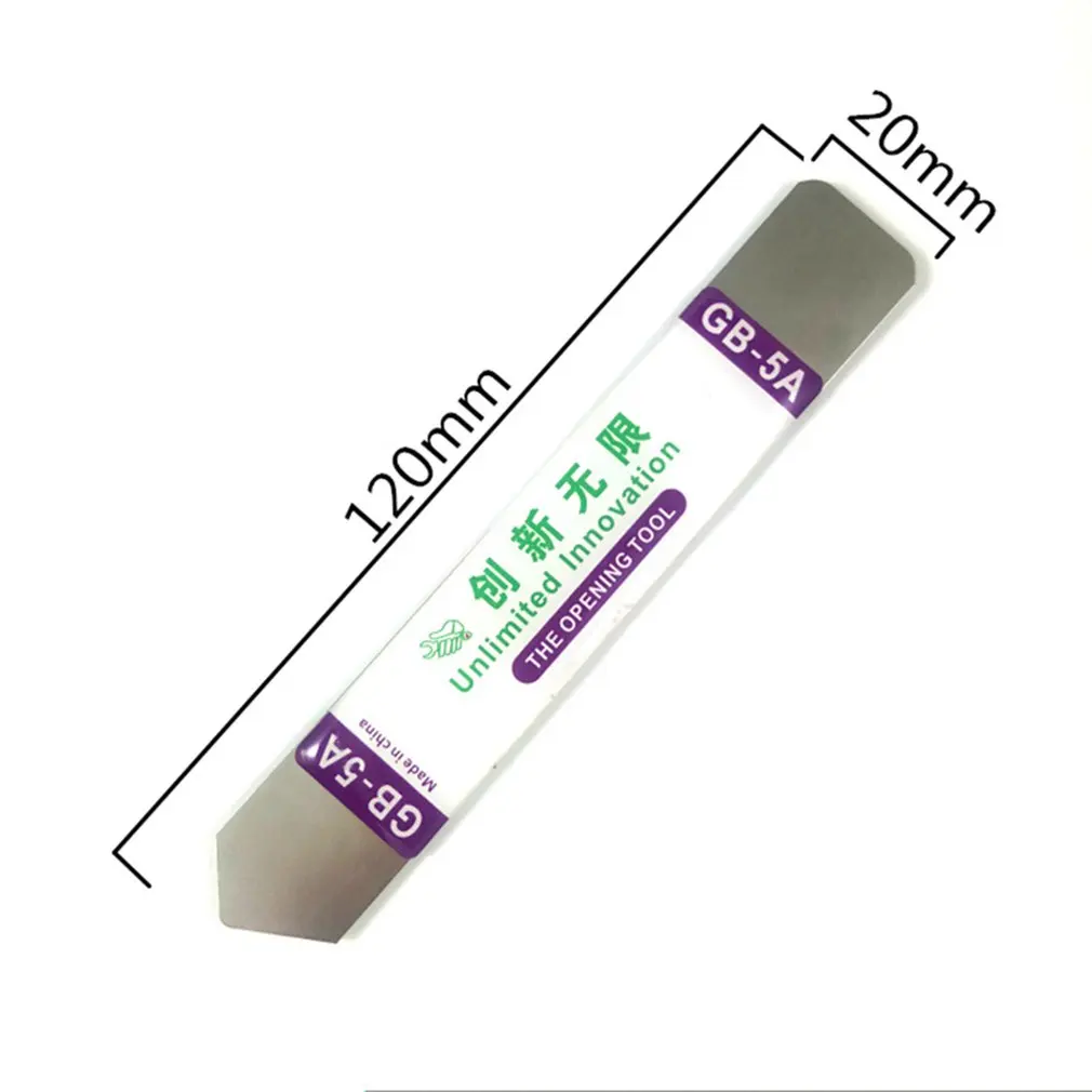 

5 pcs Soft Thin Stainless Steel Pry Blade LCD Screen Opening Tool for iPhone Repair All Phone Touch Screen Repair Kit Pry Slice