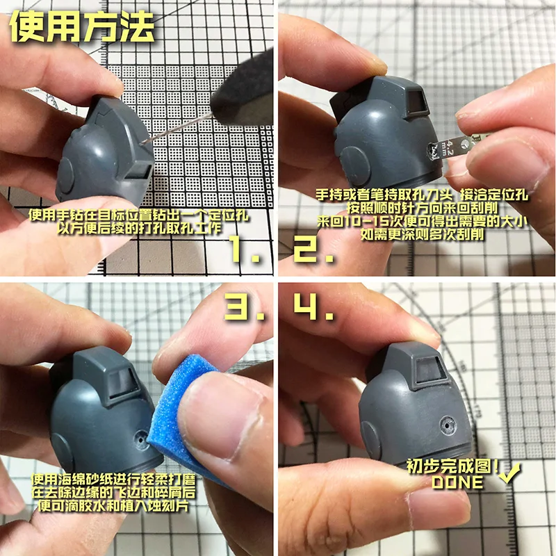 Инструмент для трансформации модели Gundam GK в стиле милитари инструмент