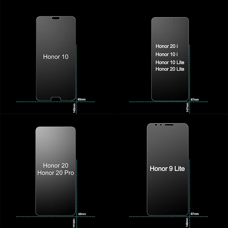 Стекло для huawei Honor 10 Lite 20 Pro Защитное стекло для экрана закаленное Pro 20 стекло для Honor 10 Lite 10i 20i 9 светильник