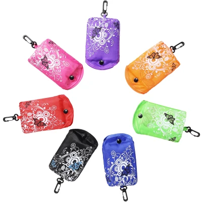 50 шт складная сумка для покупок бабочка цветок на плечо Оксфорд ткань