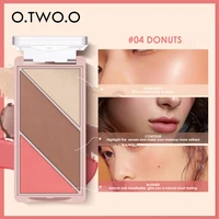 o two o contour palette bronzer highlighter powder blush 3 in 1 makeup palette concealer highlighter for face sculpt makeup
