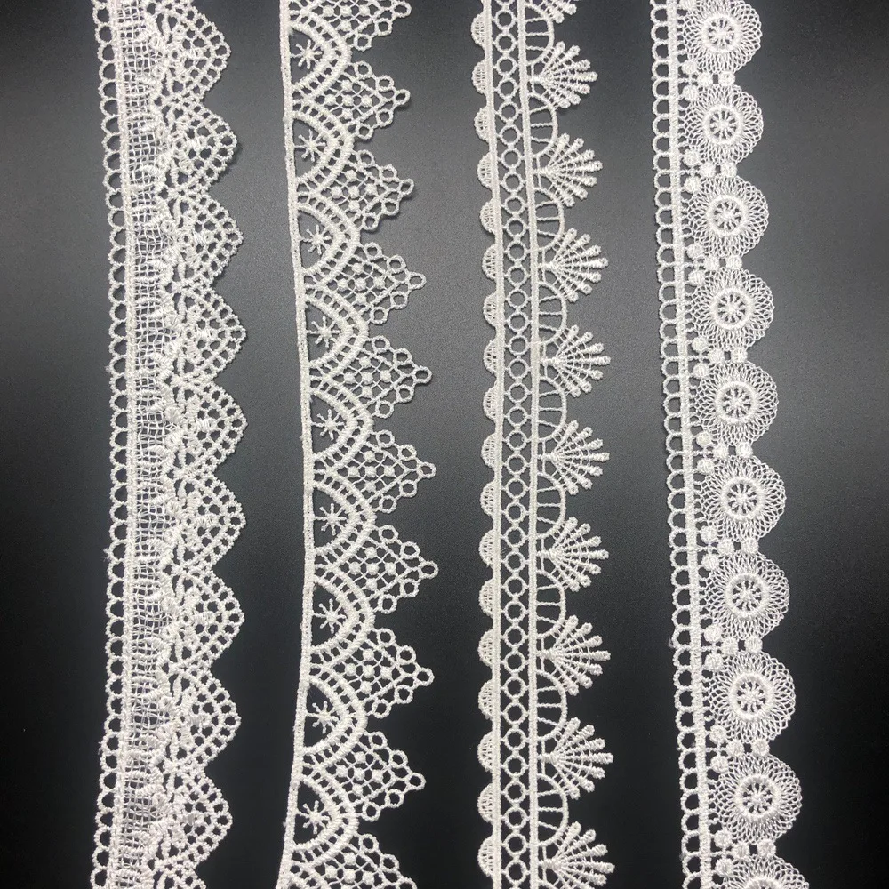 3.8CM Width Polyester Lace Fabric Trim Ribbons DIY Sewing Handmade Craft Materials | Дом и сад