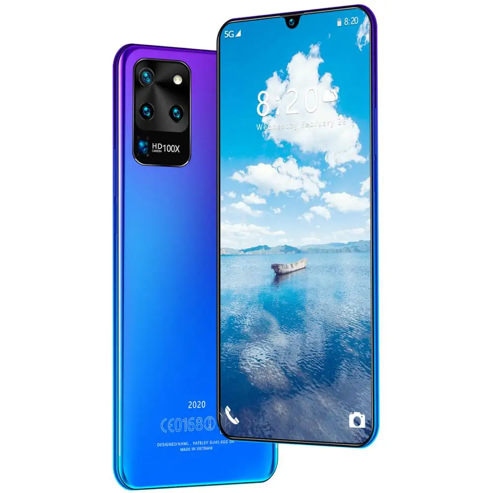 

New 7.5-inch Galay S20U Global Version New MediaTek Smartphone 4 Camera 8 256G Octa Core 6800mAh Battery MobilePhone In Stock