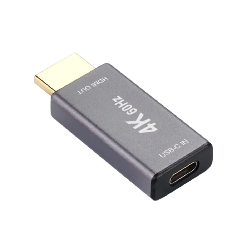 Новый прозрачный адаптер ult unite USB3.1 Type C мама HDMI штекер 4k60hz UHD|Компьютерные кабели и